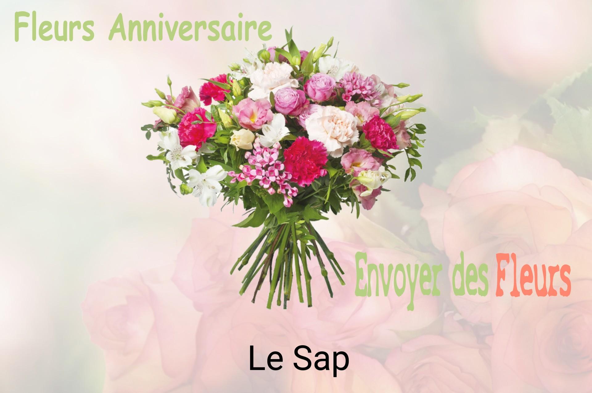 Bouquet de fleurs d’anniversaire livré à Le Sap